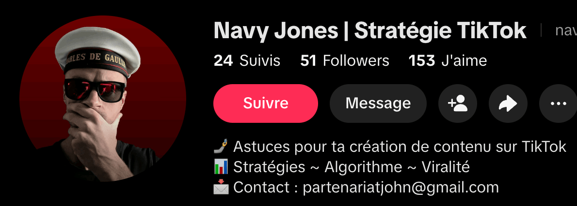 Capture d'un compte au départ